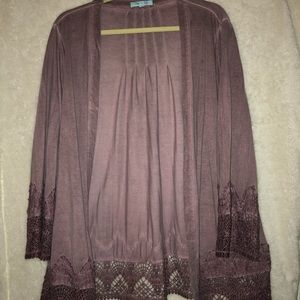 Maroon/Mauve Kimono/Cardigan - S/M